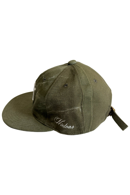 NV Logo Army Cap /Khaki White