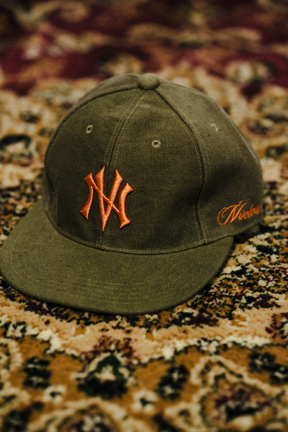 NV Logo Army Cap /Khaki Orange