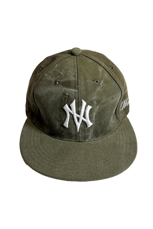 NV Logo Army Cap /Khaki White