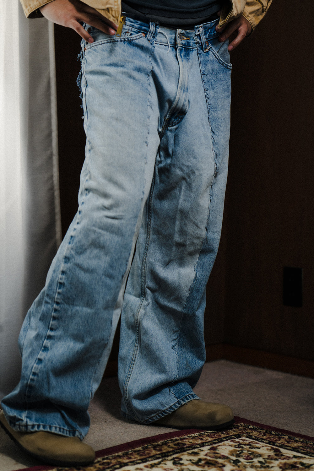 Remake Wide Denim Pants / Assort Blue