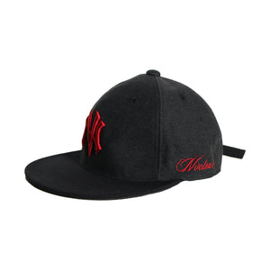 NV LOGO ARMY COTTON CAP / BLACK DYE RED