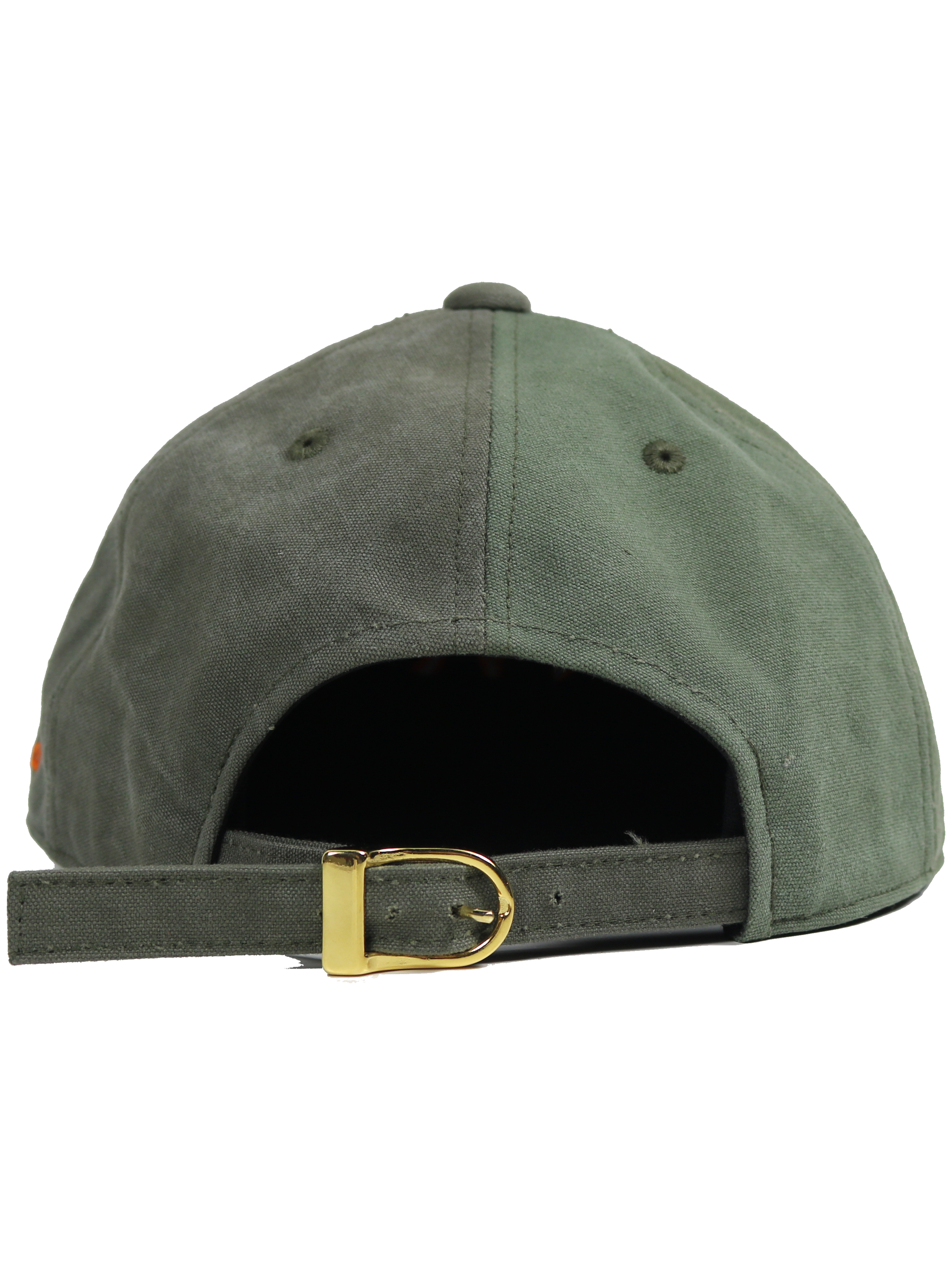 NV LOGO ARMY COTTON CAP / VINTAGE GREEN ORANGE
